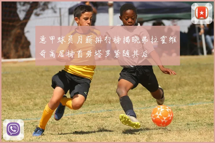 意甲球员月薪排行榜揭晓弗拉霍维奇高居榜首劳塔罗紧随其后